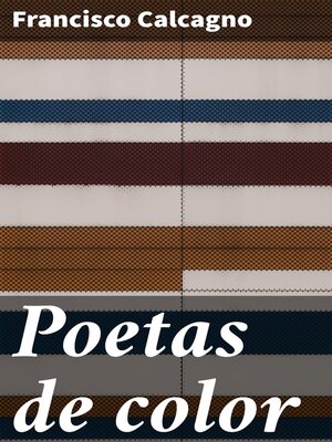 cover image of Poetas de color